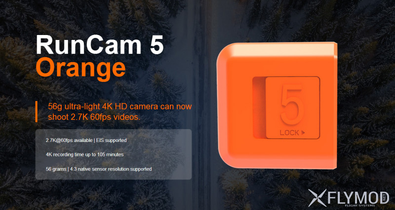 Экшн камера runcam 5 orange 4k hd action camera экшон runcam5 аналог session