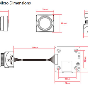 Камера для fpv runcam split 3 micro hd 1080p 19x19mm