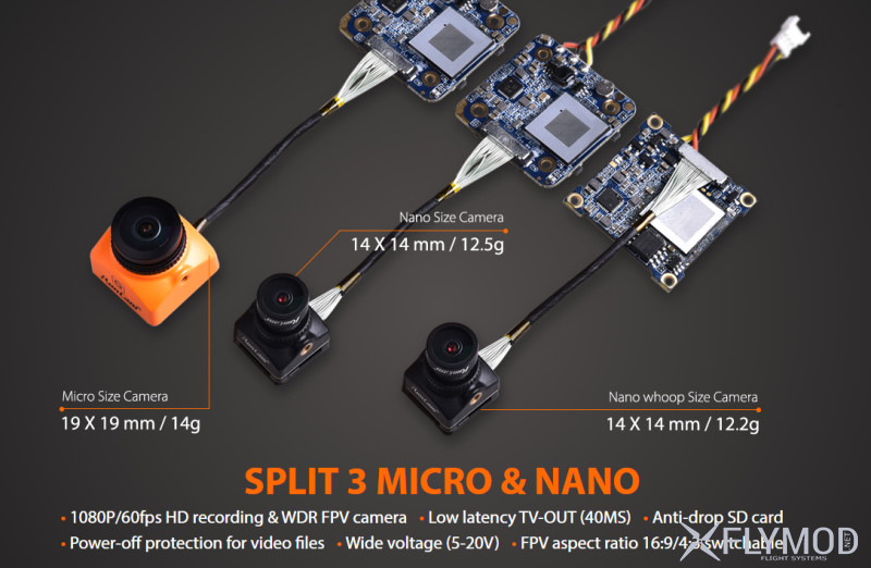 Камера для fpv runcam split 3 micro hd 1080p 19x19mm