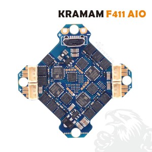 Контроллер полета skystars kramam f411 aio с встроенным esc 2-4s 15a