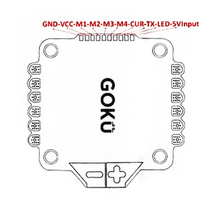 Регулятор скорости 4 в 1 flywoo goku 506s 50a blheli_32 2-6s lipo esc wiring scheme схема распиновка