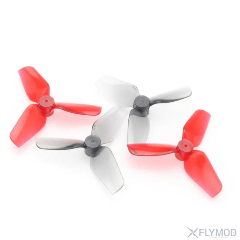 hq micro whoop prop 35mmx3  2cw 2ccw -poly carbonate-1 0mm shaft Пропеллеры hqprop 35мм 3 лопасти 1 0мм  2 пара cw ccw