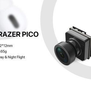 Камера для fpv foxeer razer pico 1200tvl 1 3 cmos 4 3 16 9 pal ntsc