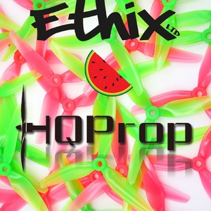 Пропеллеры hqprop ethix s3 watermelon 5031 3 лопасти  2 пары cw ccw