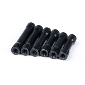 Алюминиевые анодированные стойки m3 черные матовые  Пара aluminium column m3 black matte колонны