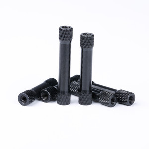 Алюминиевые анодированные стойки m3 черные матовые  Пара aluminium column m3 black matte колонны