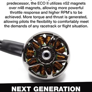 Бесколлекторные моторы emax eco ii series v2 2807 3-6s 1300kv двигатели двигуни