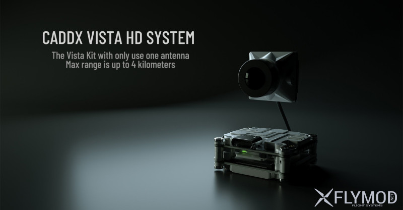 caddx nebula pro vista kit 720p 120fps low latency hd digital fpv system Цифровая fpv система для dji
