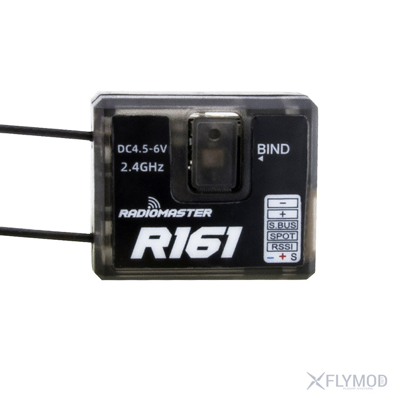 Приемник radiomaster r161 2 4g на 16 каналов frsky d16 compatible sbus receiver w  s port  fcc приймач