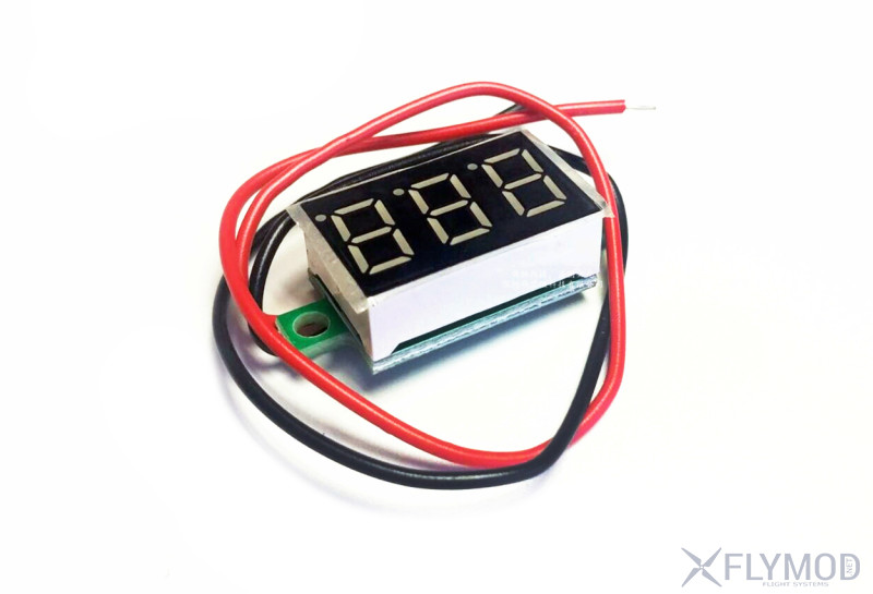 Вольтметр цифровой dc 0- 30v с led-индикатором 0 36 дюйма циферблатом красный без корпуса