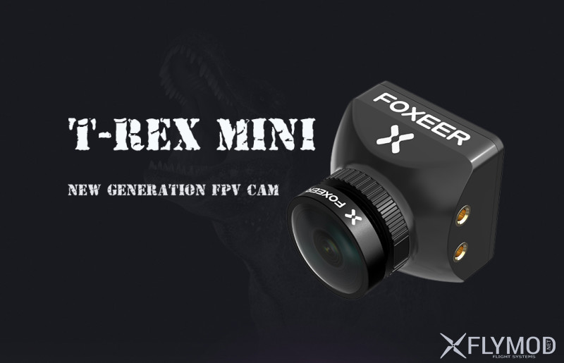 Камера для fpv foxeer t-rex mini 1500tvl 2mp cmos 4 3 16 9 ntsc pal