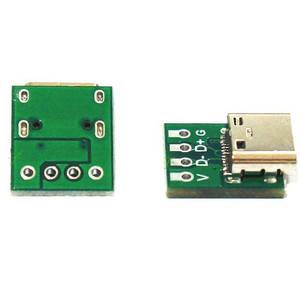 Разъём type-c usb 3 1 на плате double-sided plug test board pcb board