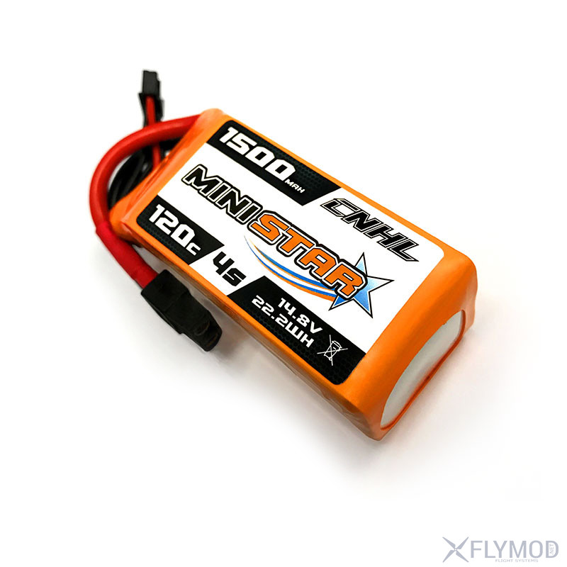 Аккумулятор cnhl ministar 1500mah 4s 14 8v 120c батарея батка