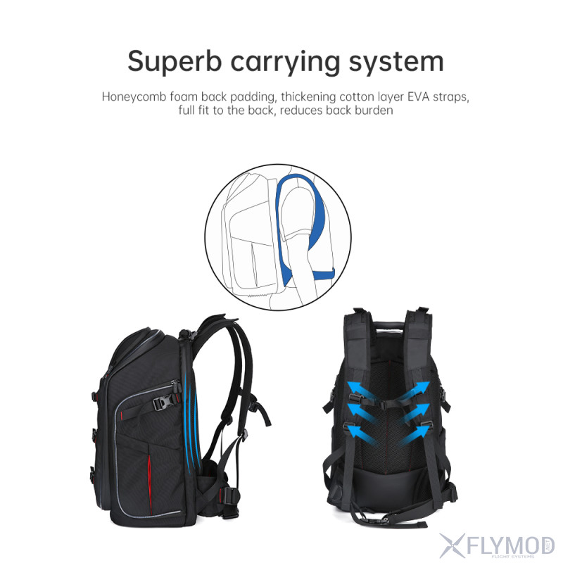 Рюкзак для дрона квадрокоптера ранец портфель iflight fpv drone backpack
