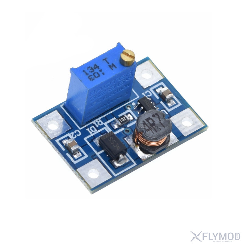 high current 2a sx1308 dc-dc adjustable boost module Повышающий преобразователь