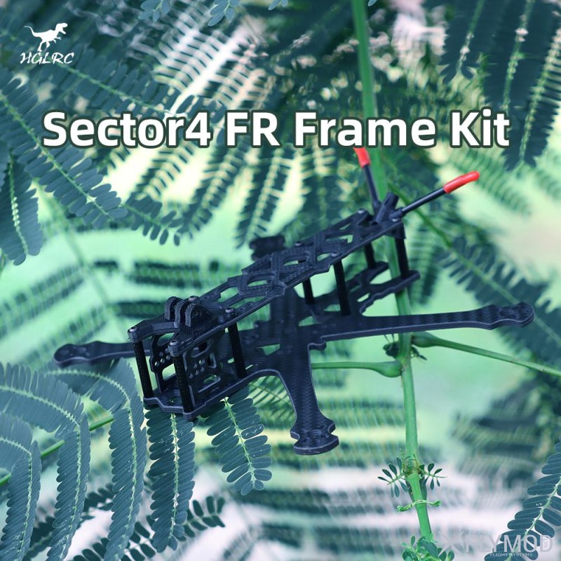 hglrc sector4 fr 4  freestyle frame kit Карбоновая рама