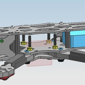 3D модель Карбоновая рама readytosky apex-7inch 295мм