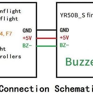 yr50b_s finder buzzer 100db для поиска модели Автономный электромагнитный буззер пищалка зуммер маячок маяк схема подключения wiring распиновка