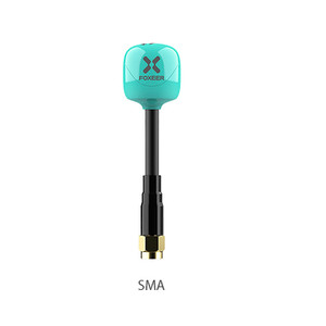 Антенна Foxeer Lollipop V4 Plus 5.8G 2.6dBi RHCP/LHCP [SMA. Бирюзовый. RHCP. 1шт]
