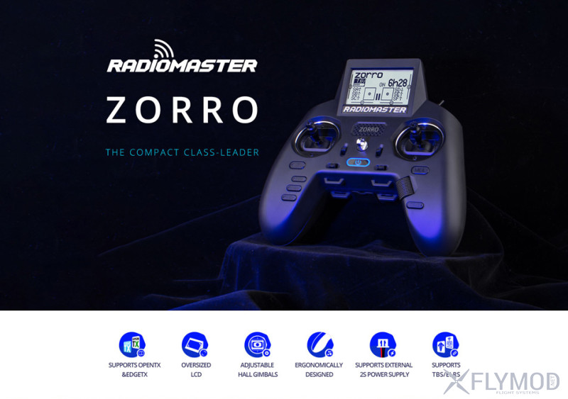 radiomaster zorro radio controller Аппаратура радиоуправления радиоаппаратура пульт elrs 2 4g 16ch expresslrs