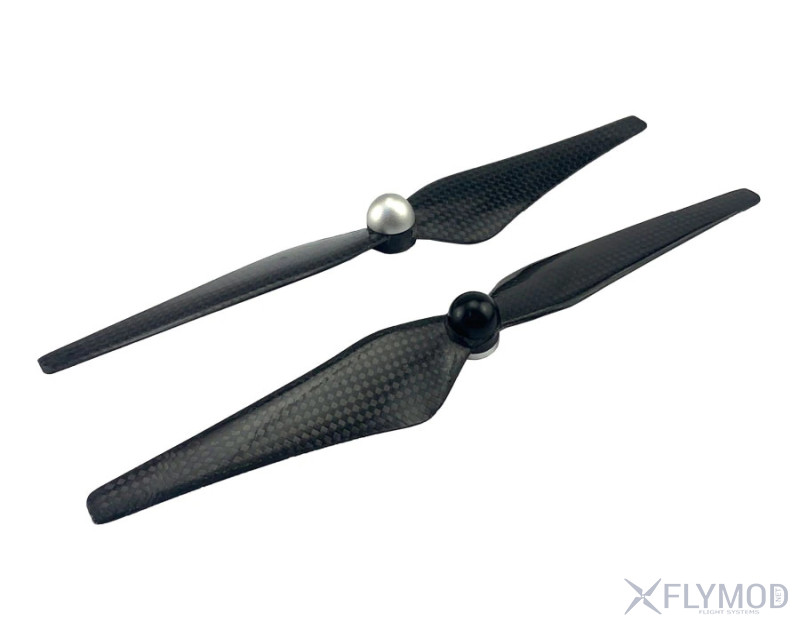 9443 2 blades carbon fiber propeller cw ccw black Карбоновые пропеллеры самозатягивающиеся