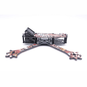Карбоновая рама venom 5 235мм wheelbase x style split 4mm arm frame kit carbon fiber with sticker for rc drone fpv racing