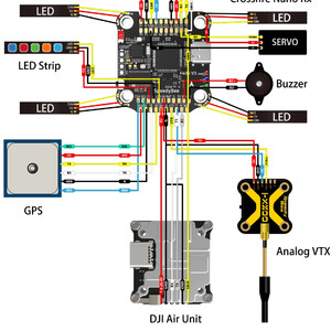 Схема подключения Контроллер полёта SpeedyBee F405 V3 30x30мм