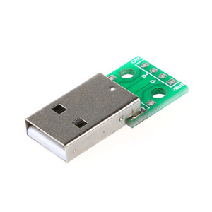 Разъем USB папа  мale  на плате