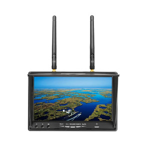 Монитор LCD 5802D 7  800x480 для FPV без синего экрана  со встроенным приемником 5 8 GHz