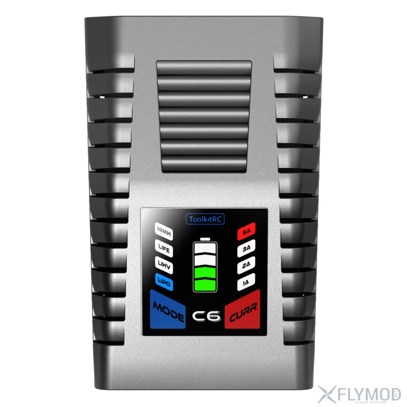 Зарядное устройство ToolkitRC C6 Lipo 1-6S 50W AC
