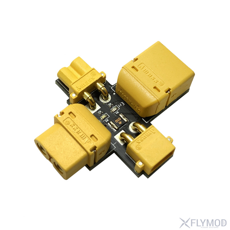 Предохранитель flymod smoke stopper 1-6s 30v xt30 xt60 смоукстопер short-circuit protection