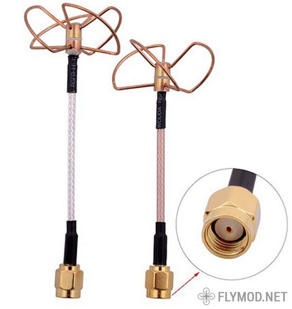 Антенна  foxeer 5 8g micro lollipop 2 5dbi high gain super tiny fpv omni antenna