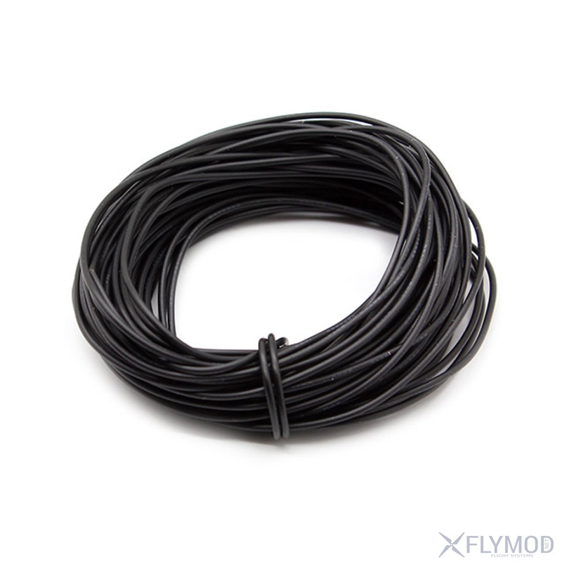 Силиконовый провод 18awg черный 1 метр кабель 18 awg