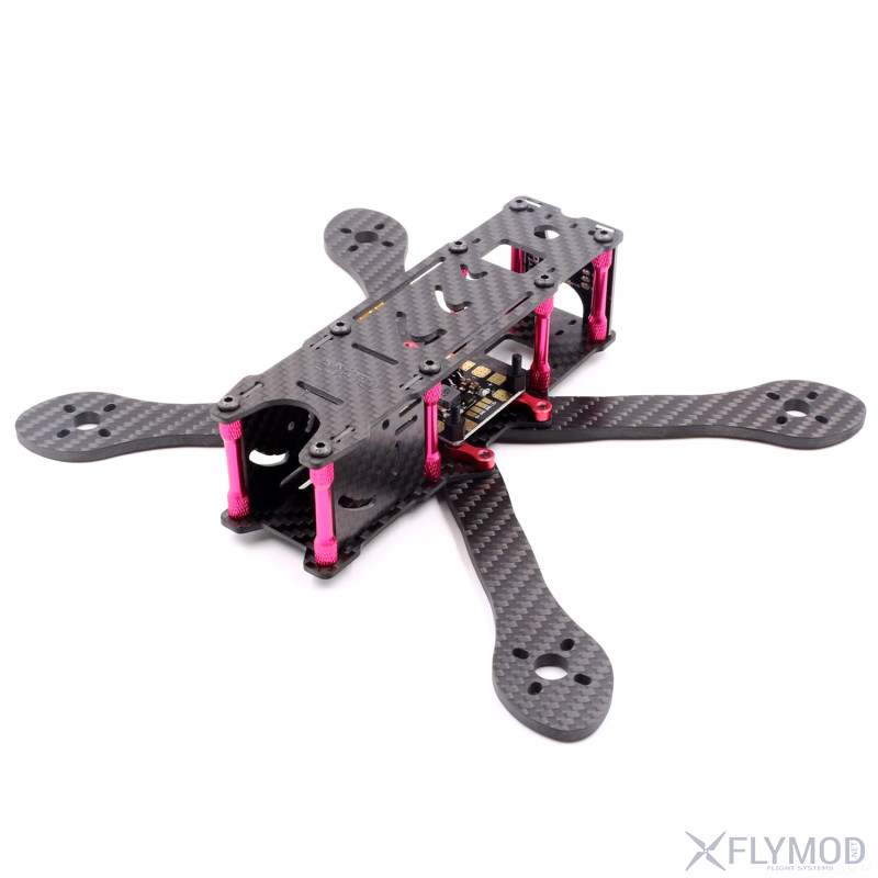 Карбоновая рама creation frames fury 220мм frame fpv drone украинская ukraine гоночная racing droneracing дронрейсинг v2