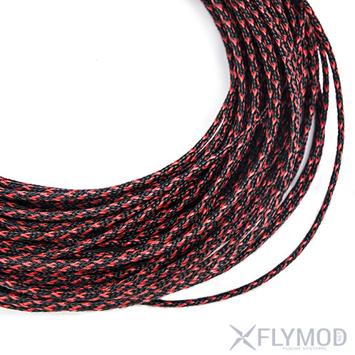 protection sleeve 8mm 12mm snakeskin fpv Защитный плетеный кабель для силовых проводов 8мм 12мм