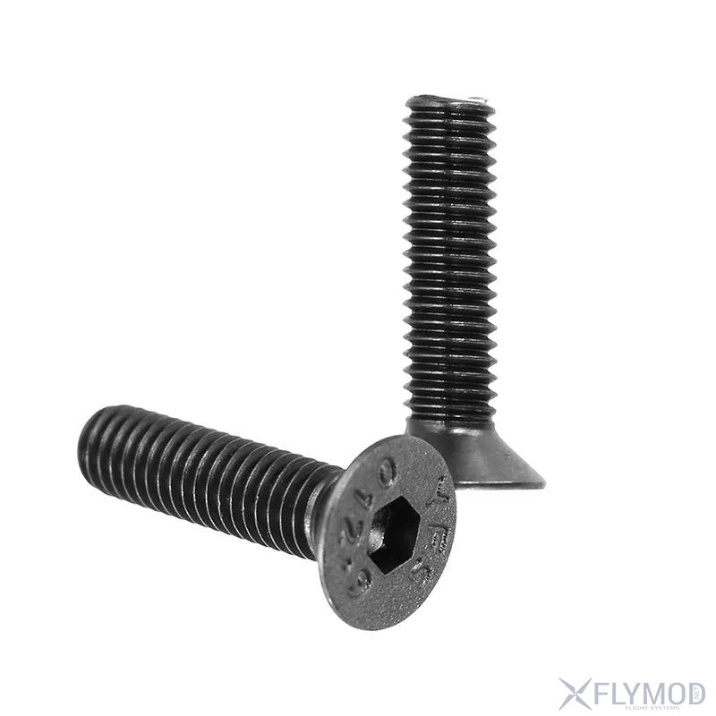 Болты стальные шестигранные М2 болт шуруп шестигранник screw bolt pin цилиндр шляпкой цилиндрической черные