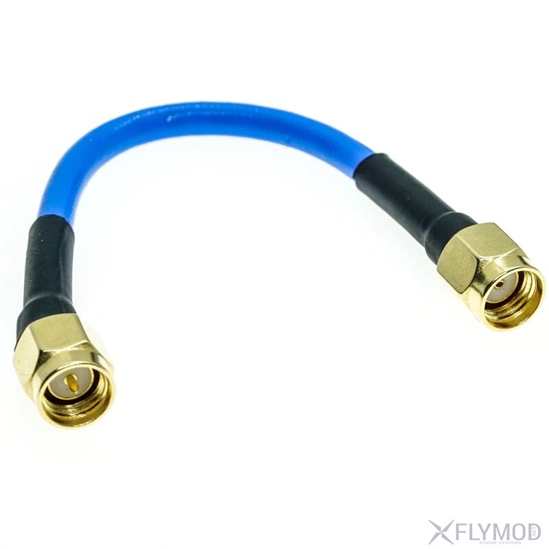 Антенный удлинитель mmcx to sma  rp-sma   10см переходник коннектор adapter connect прямой straight