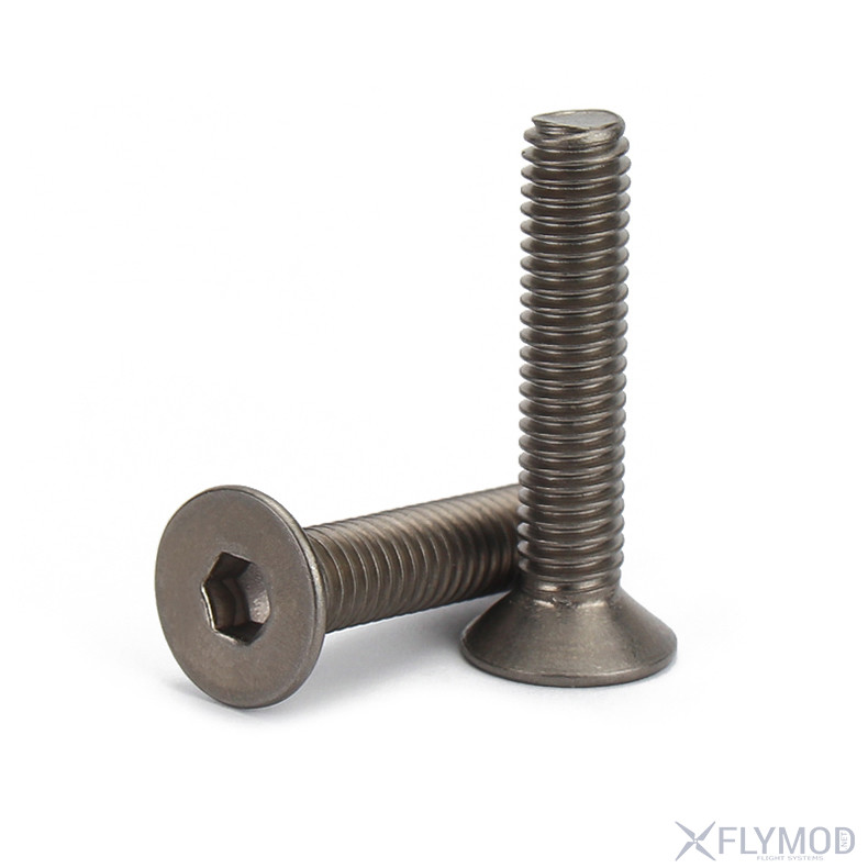 hexagon steel screw countersunk Болты стальные шестигранные плоские m3 винты потай черные метизы