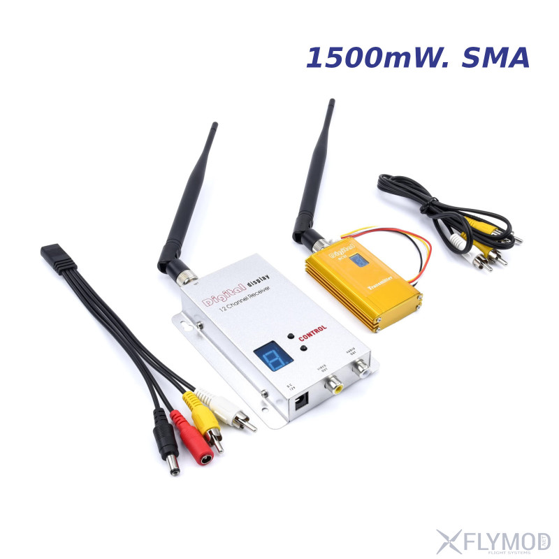 Відео передавач 1 2 1 3GHz VTX 1600mW на 9 каналов 1 6W 1 3G VTX v2