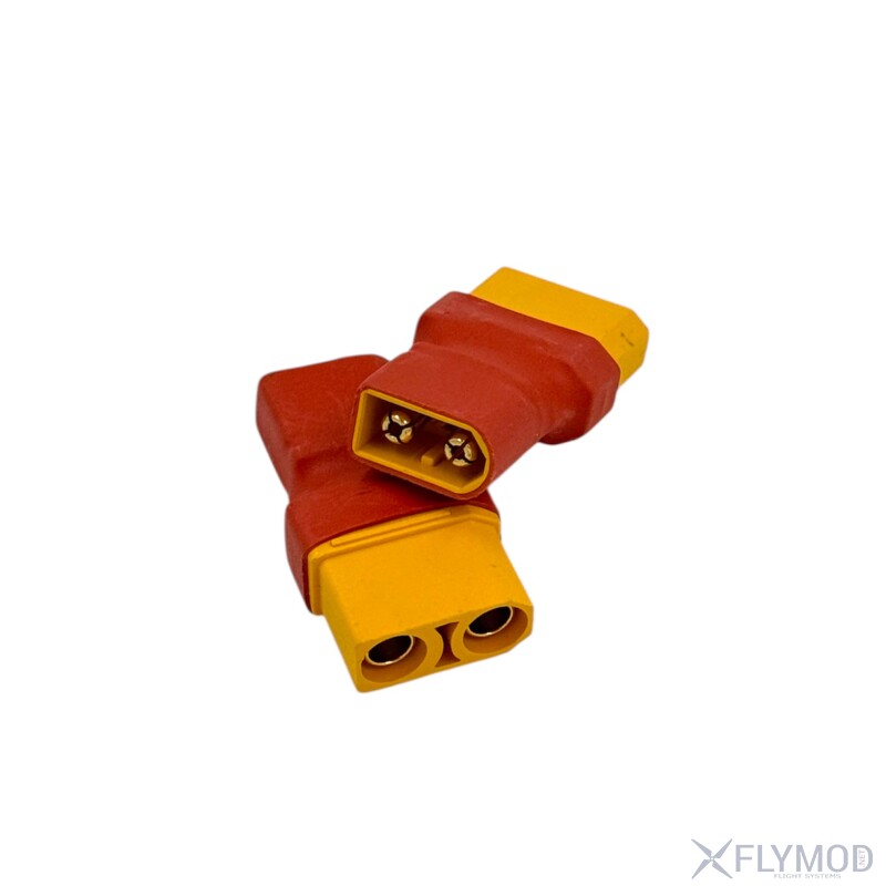 xt60 parallel conversion plug battery adapter Переходник xt60 male to 2 xt60 female адаптер