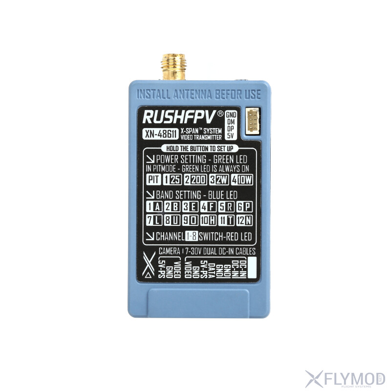 Відео передавач Rush Max Solo 4 9G 5 8G 25 500 1000 2500mW
