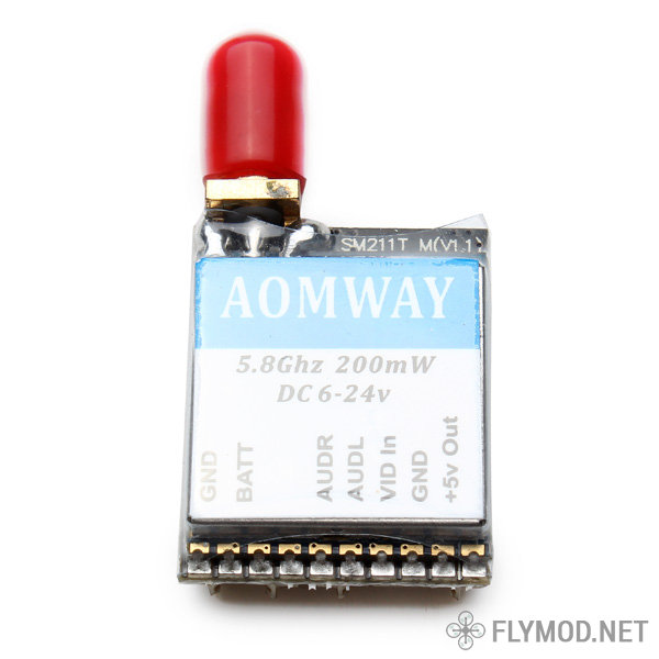 Видео передатчик Aomway mini 200 mW на 32 канала 5.8G