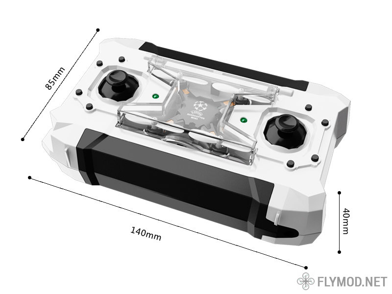 Мини квадрокоптер FQ777-124 Pocket Drone