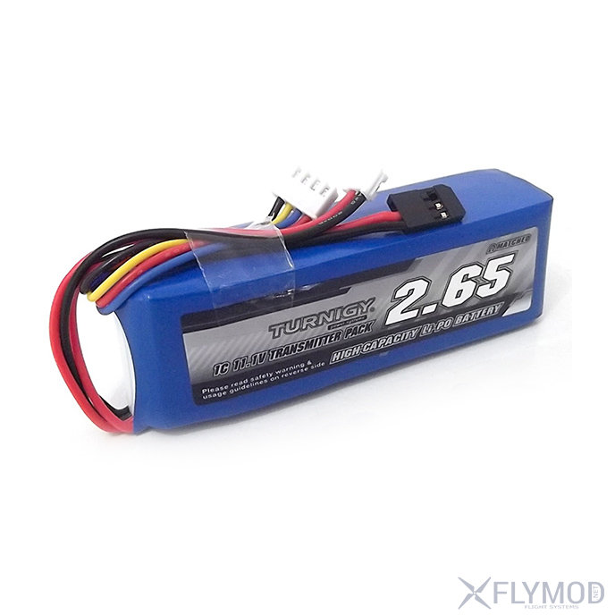 Аккумулятор Turnigy 3S 11 1v 2650mah 1C LiPo  Для аппаратуры