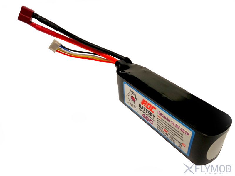 Аккумулятор RDC 1800mAh 40C 4S 14 8V  LiPo