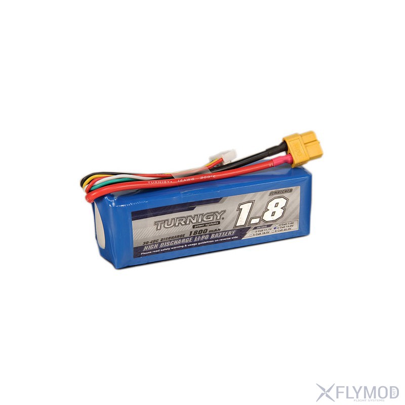 Аккумулятор Turnigy 1800mah 4S 40C LiPo