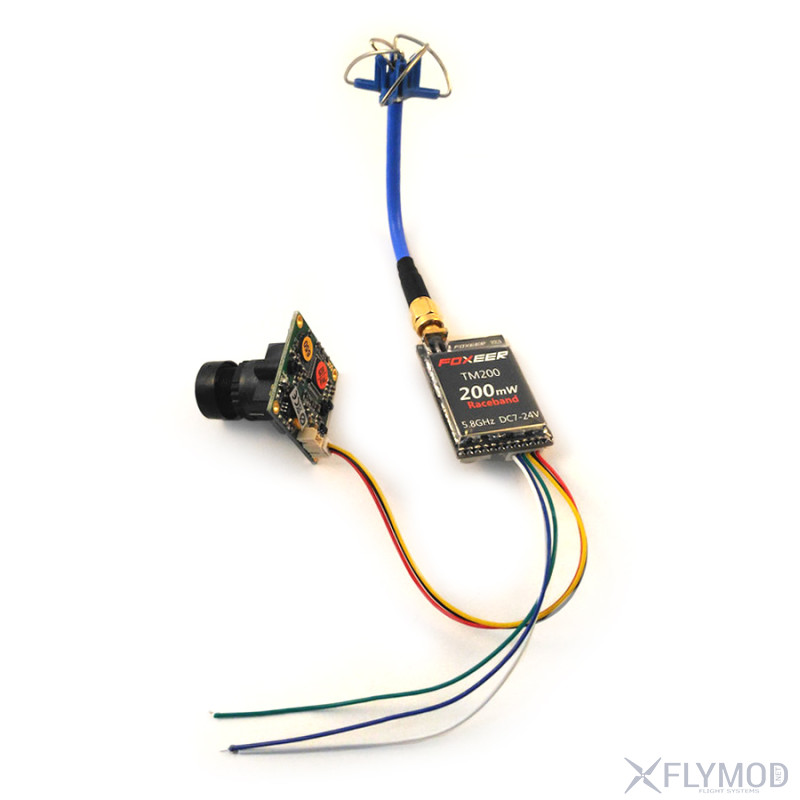 Подключение  Видео передатчик для FPV Foxeer TM200 FPV Mini 5 8G 40CH 200mW VTx Race Band