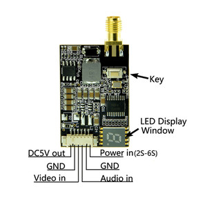 схема  Видео передатчик для FPV Foxeer TM200 FPV Mini 5 8G 40CH 200mW VTx Race Band