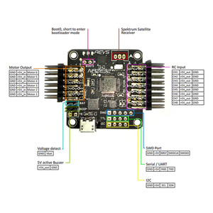 схема  Контроллер полета Flip32 10Dof с барометром и компасом