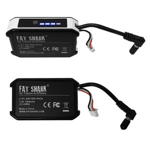 Аккумулятор Li-Po FatShark 7 4V 2S 1800mAh для FPV видео очков FatShark Dominator V3  размеры и габариты стандарт